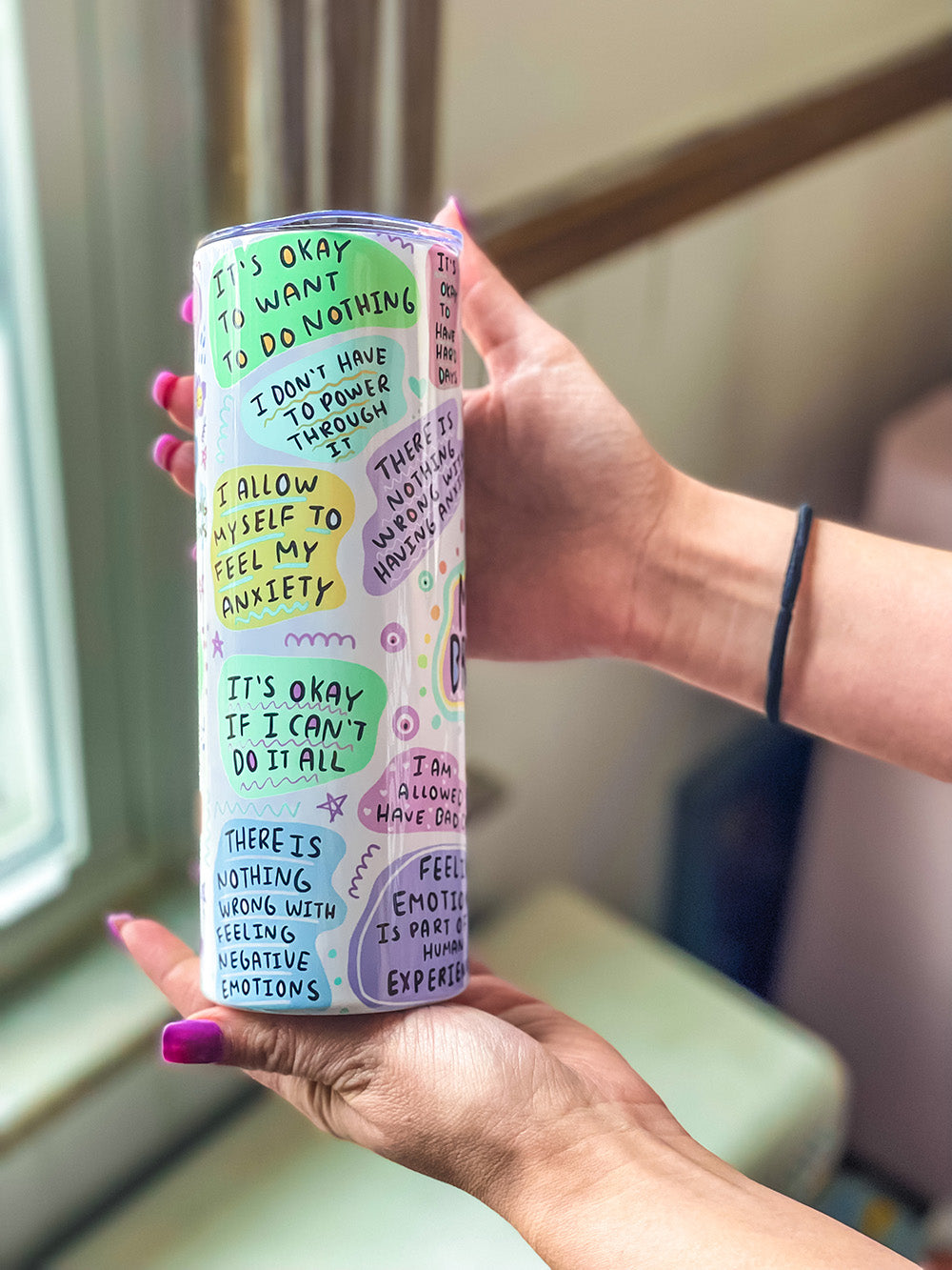 My Mental Breakdown Cup stainless steel 20oz cup.