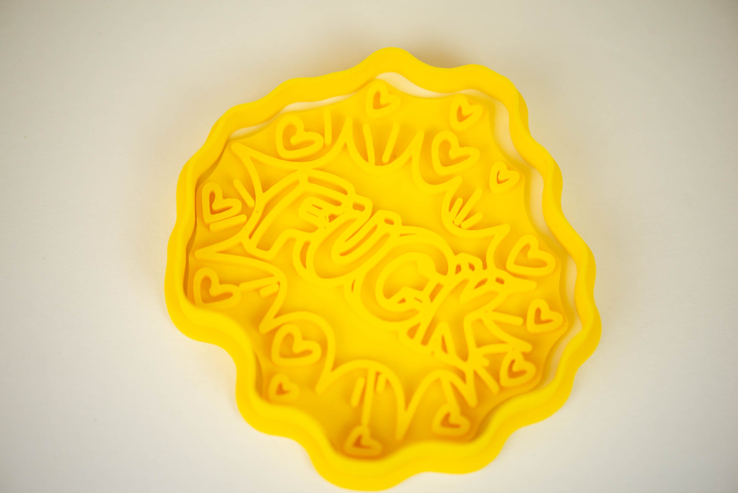 "Fuck" explosion cookie cutter (Detached) (Adult) printed in PLA