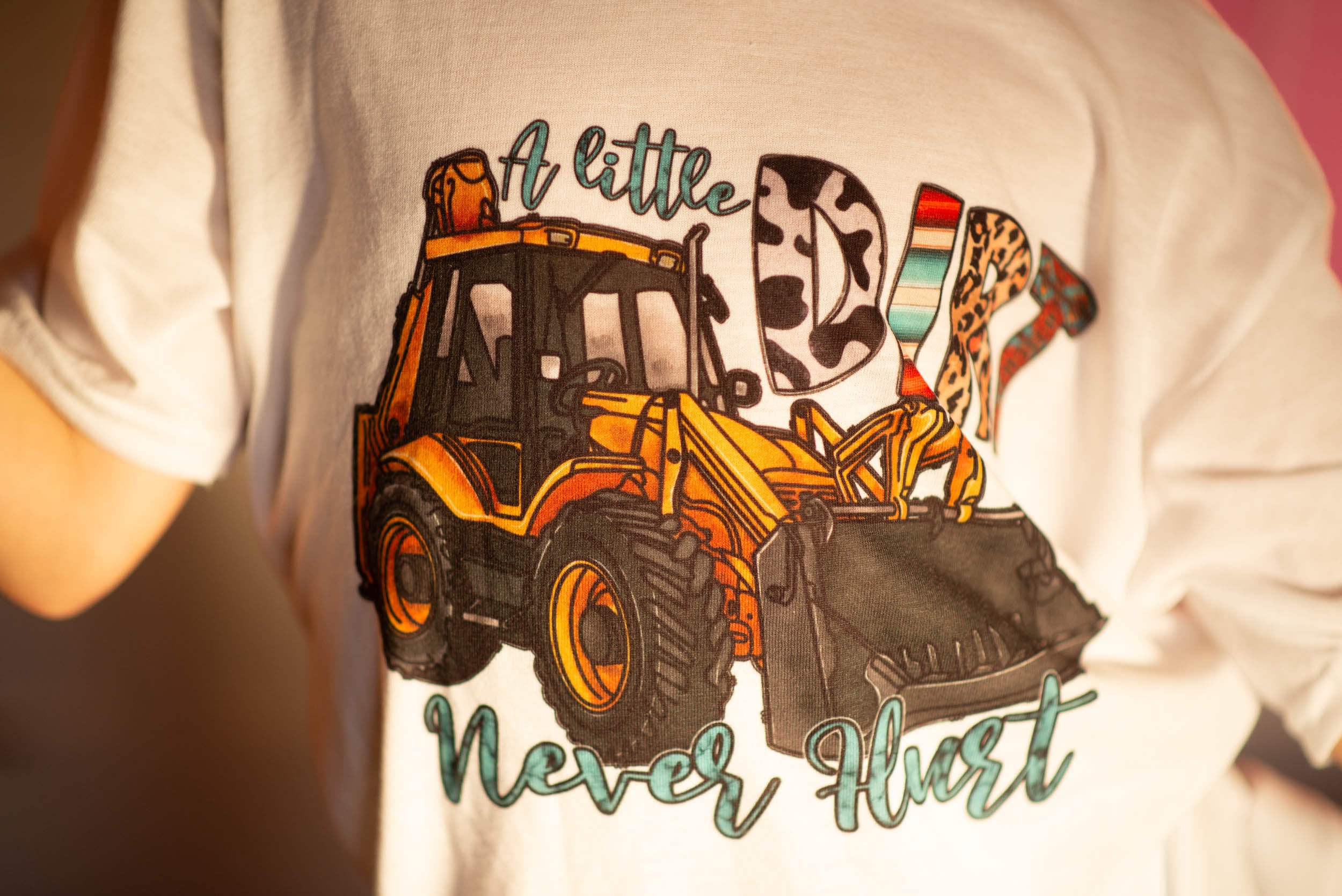 A little art never hurt. Kids white t-shirt.