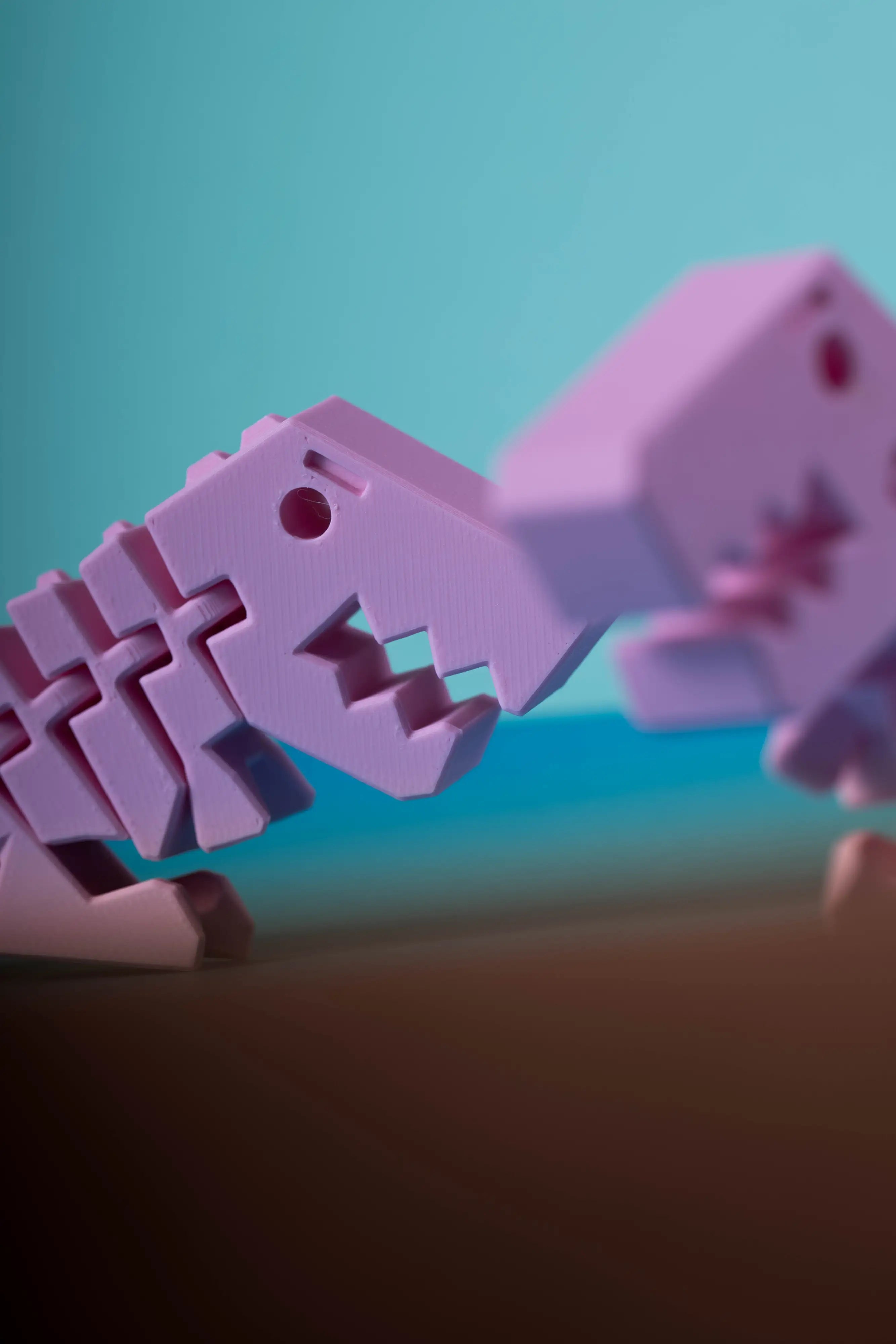 3D T-REX DINO, ARTICULATED. (FLEXI-FACTORY AUTHORIZED)