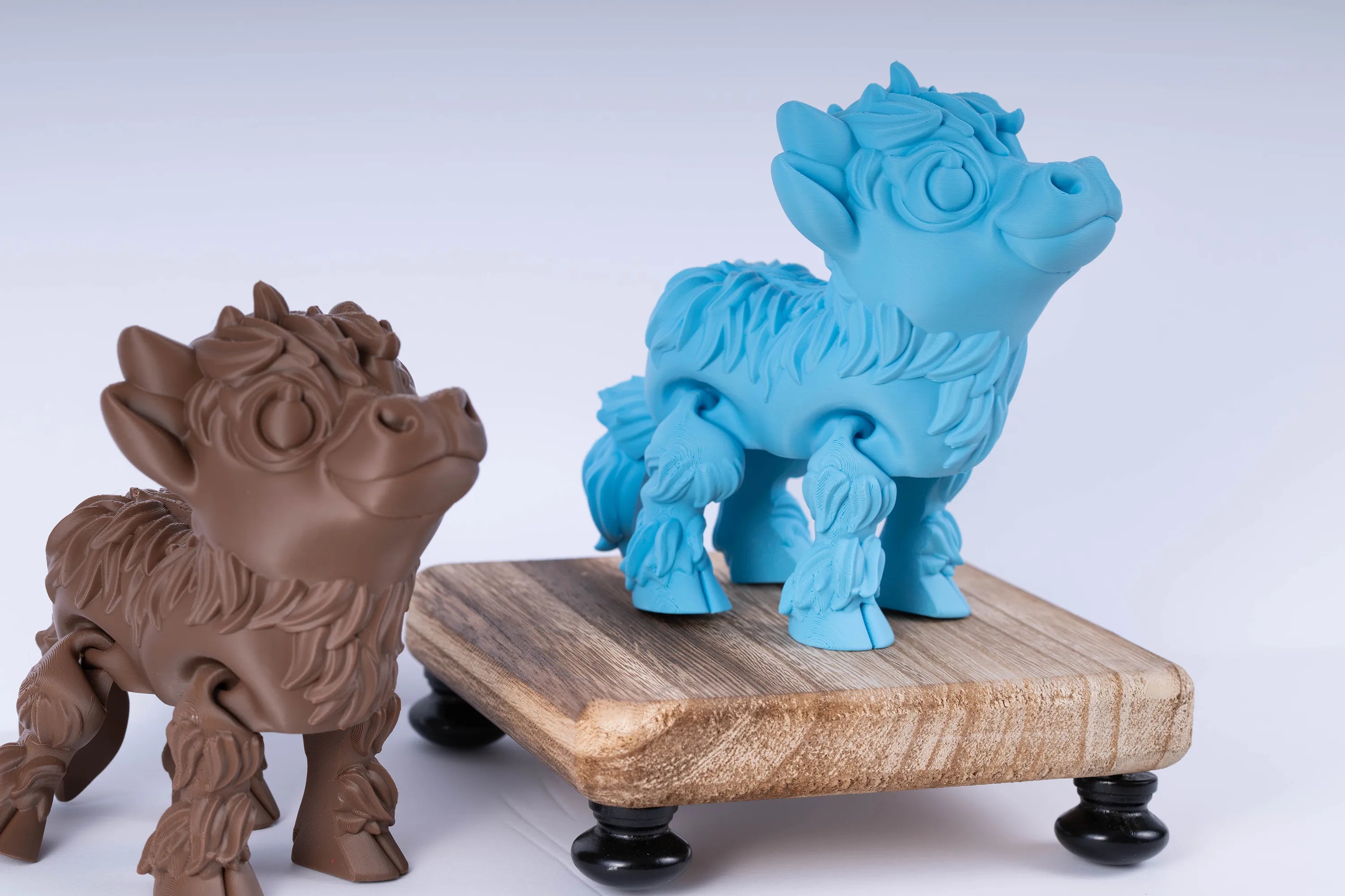 3D PRINTED HIGHLAND COW (ARTICULATED)