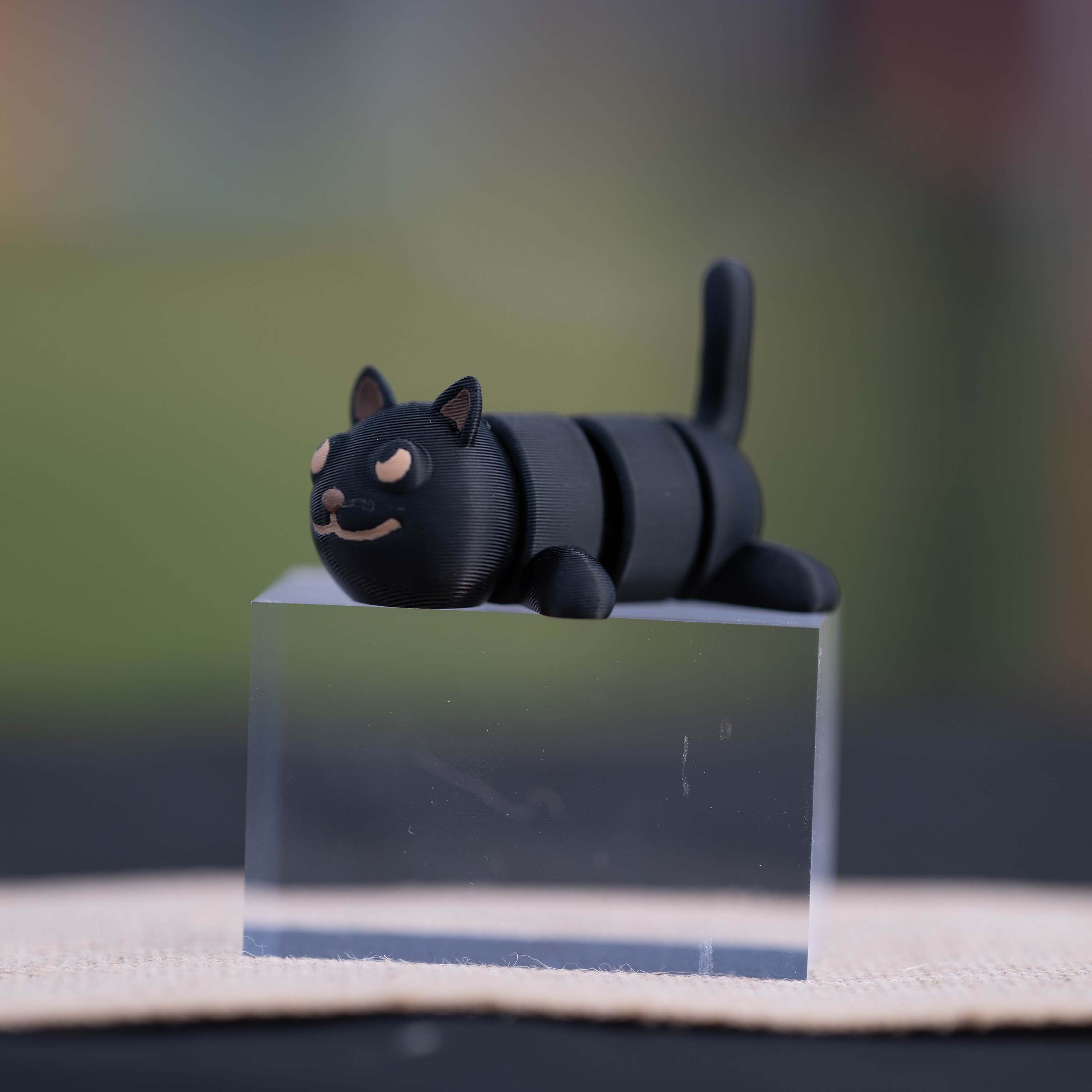 3D FIDGET BLACK CAT Ver. 1 (SMALL)