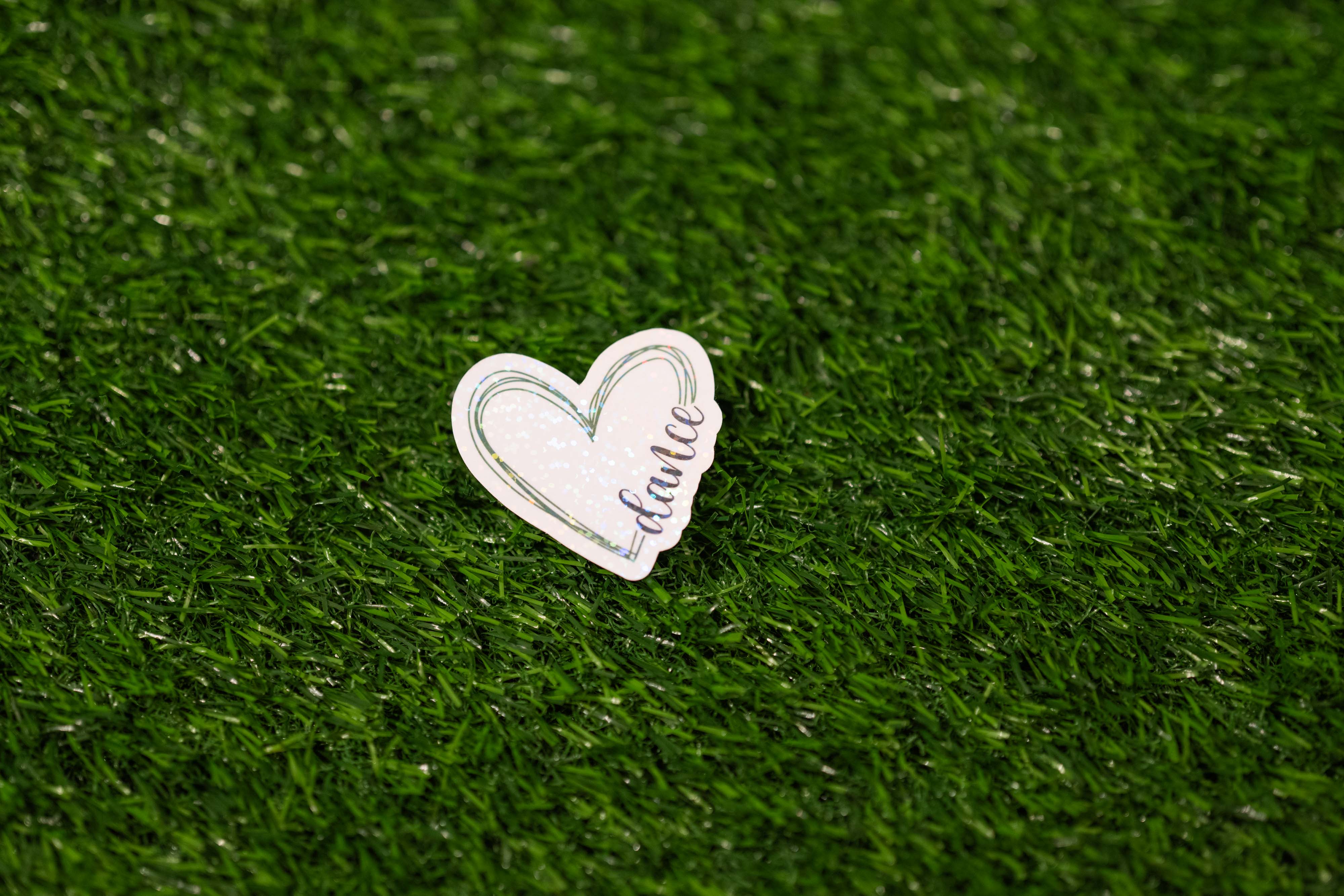 "Dance" heart Sticker (Single)