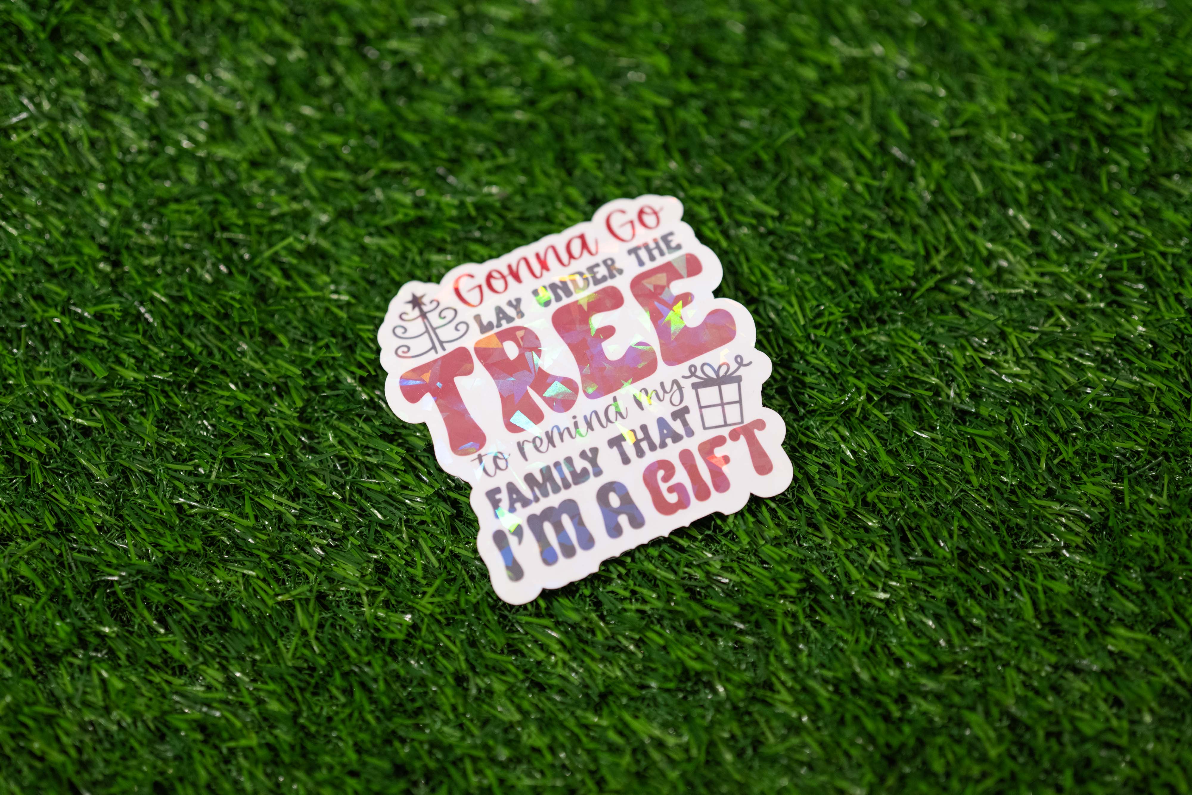 "Gonna go lay under the tree" Sticker (Single)