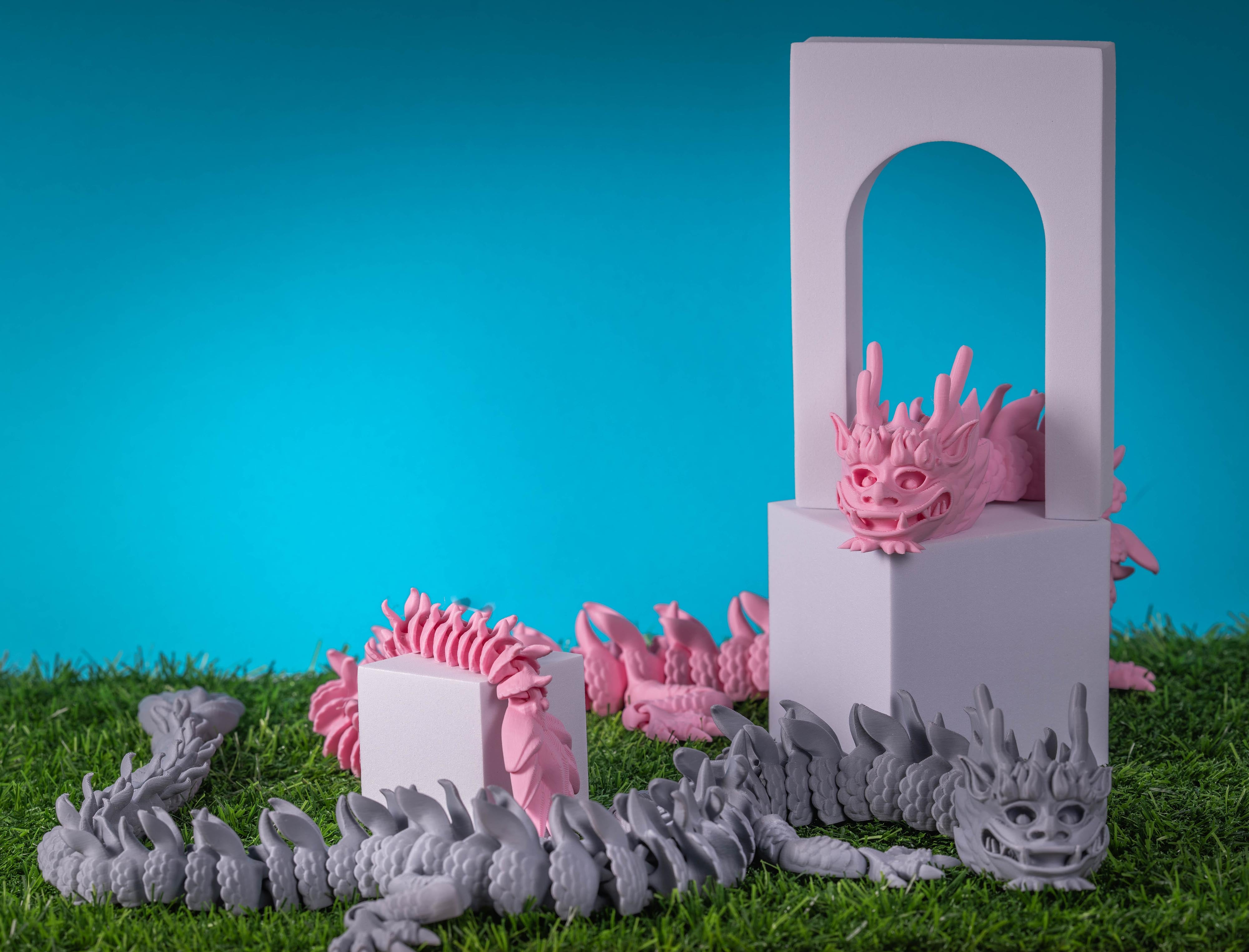 3D DRAGON, LARGE. (ARTICULATED)