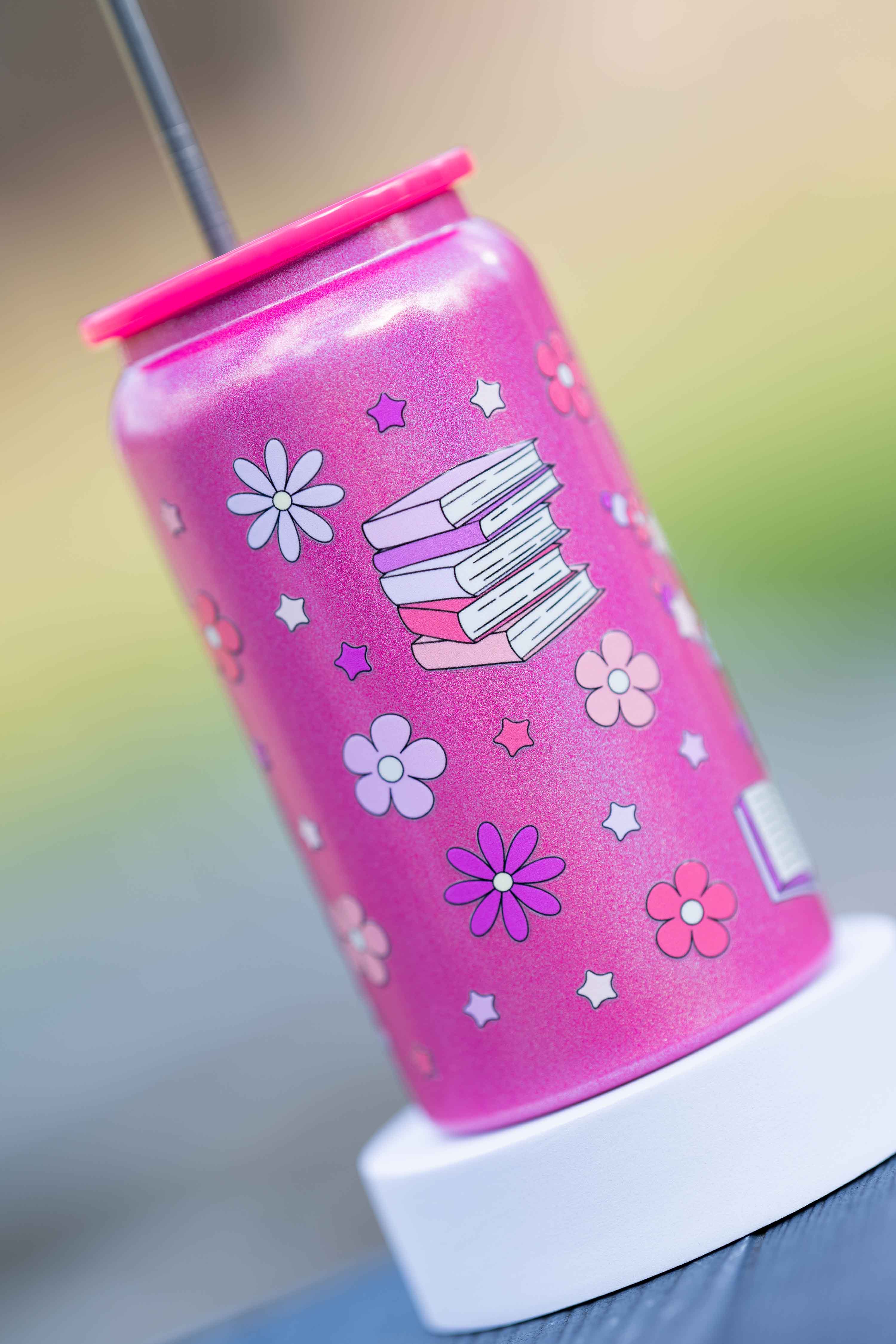 Just one more chapter stainless steel cup (Pink)