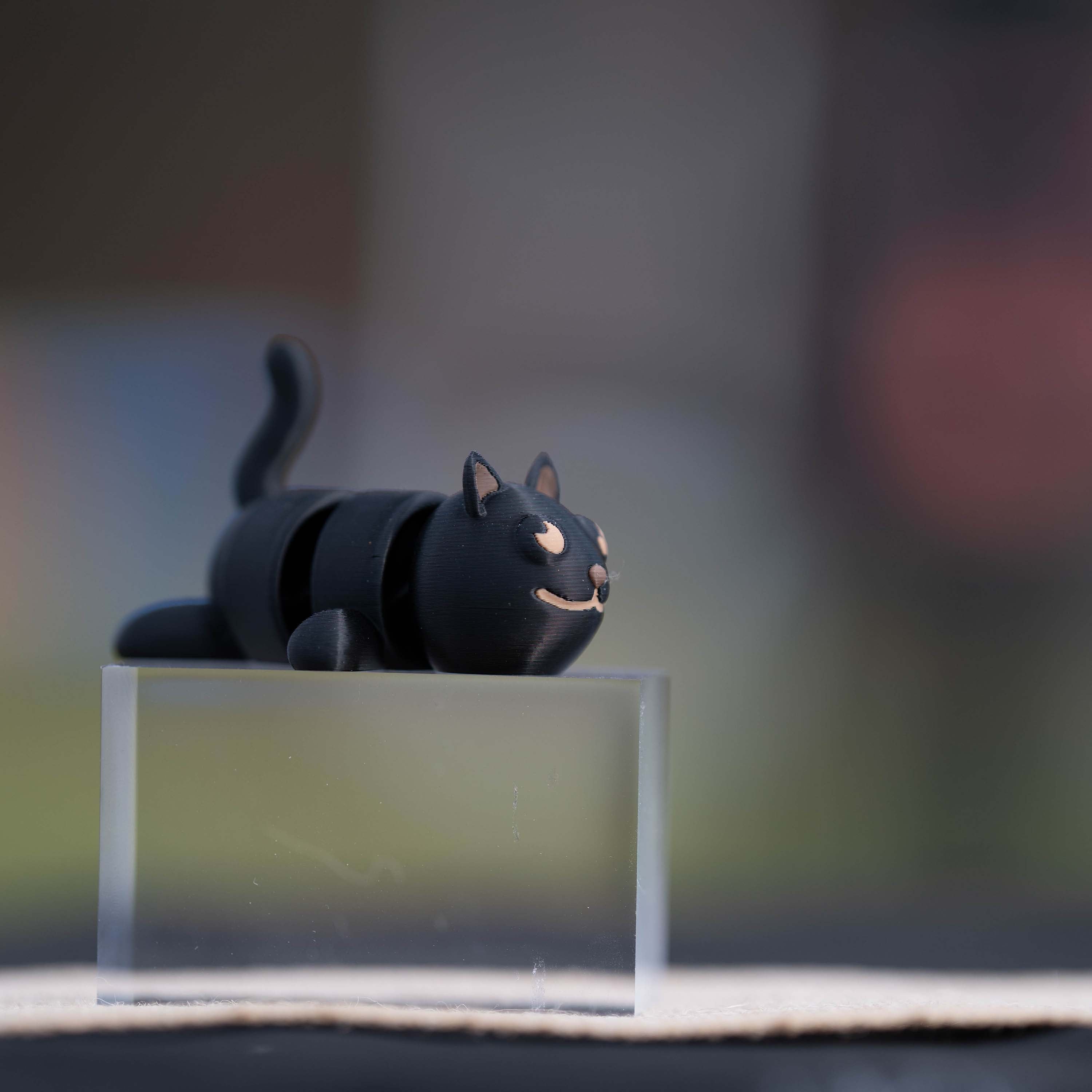 3D FIDGET BLACK CAT Ver. 1 (SMALL)