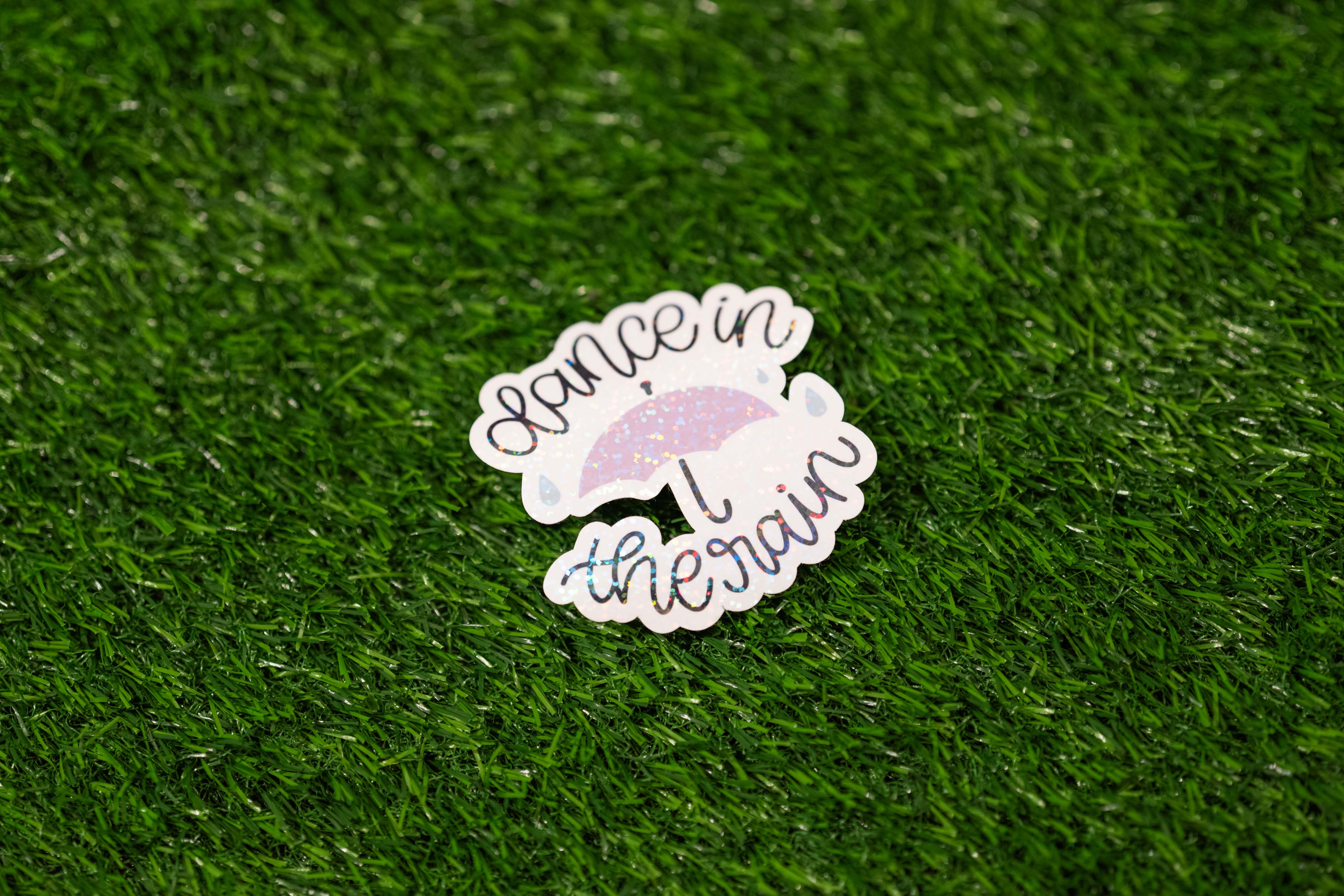 "Dance in the rain" Sticker (Single)