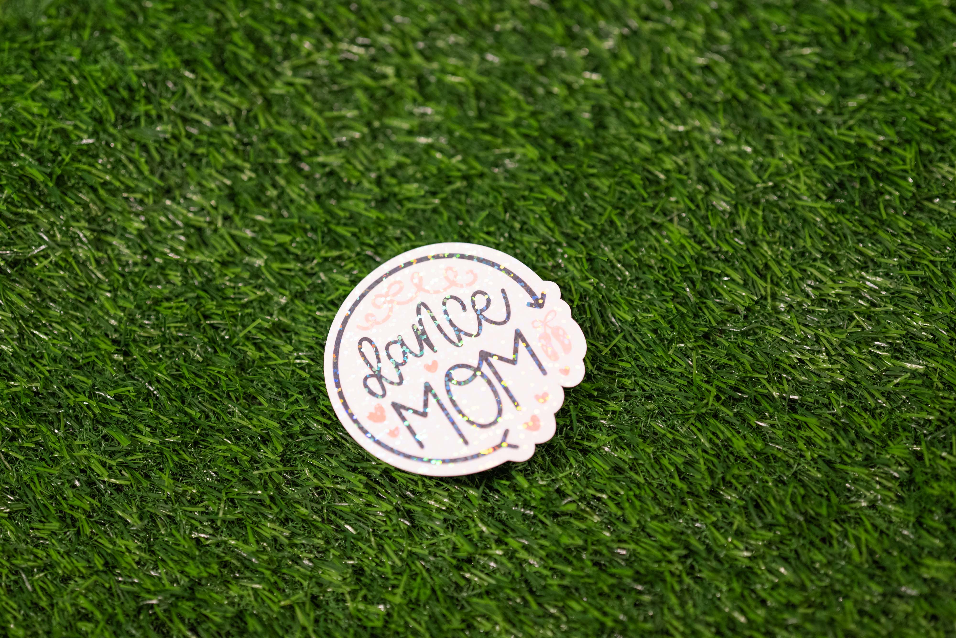 "Dance Mom" Circle Sticker (Single)