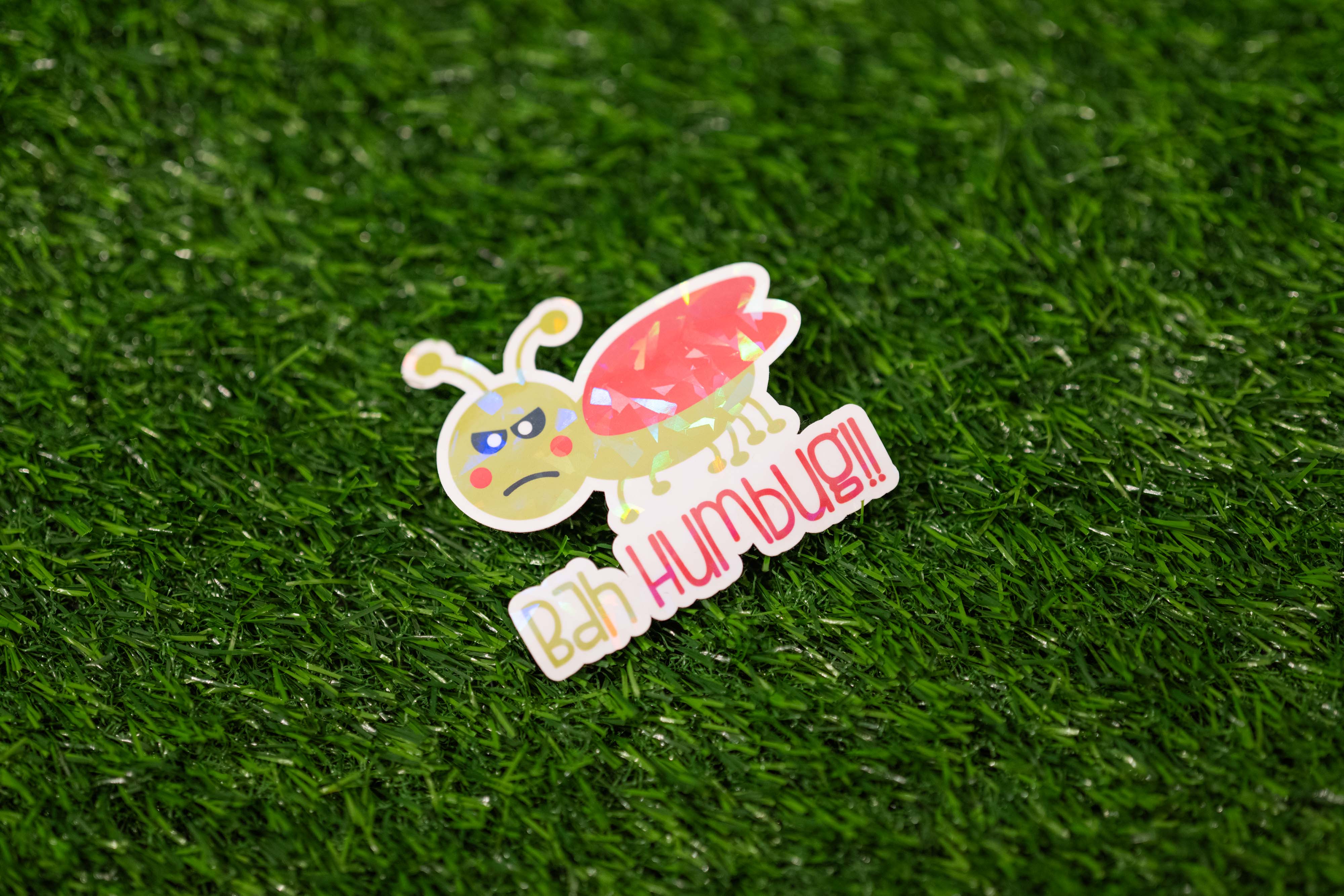Bah Humbug Sticker (Single)